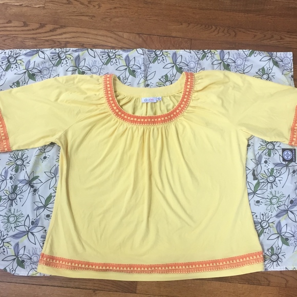 Cheerful Embroidered Spring Top - Picture 2 of 3